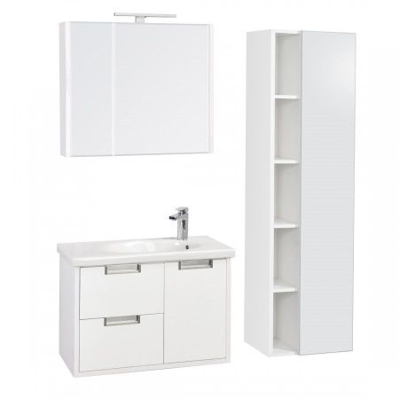 Тумба под раковину Roca Etna 7857301806 80х40 подвесная цвет белый