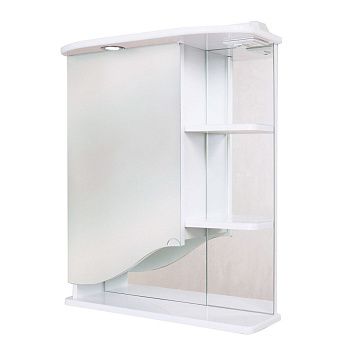 Зеркало-шкаф Onika Виола 206004 60х70 подвесной цвет белый