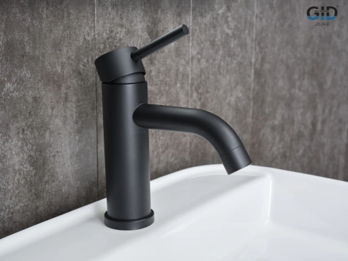 Смеситель Gid Cascada SS096BMK на раковину черный - фото 3