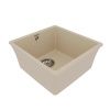 Кухонная мойка LeMark Sinara 400-u 9910062 40х40 цвет бежевый поверхность матовая