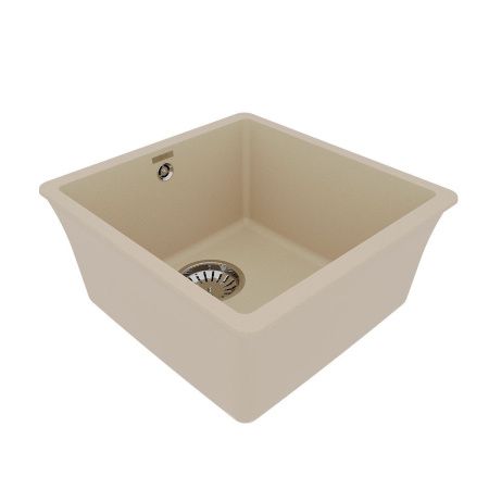 Кухонная мойка LeMark Sinara 400-u 9910062 40х40 цвет бежевый поверхность матовая