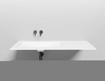 Раковина из искусственного камня S-Stone Salini MAREA 1802214M 60х40 встраиваемая цвет белый без отверстий под смеситель