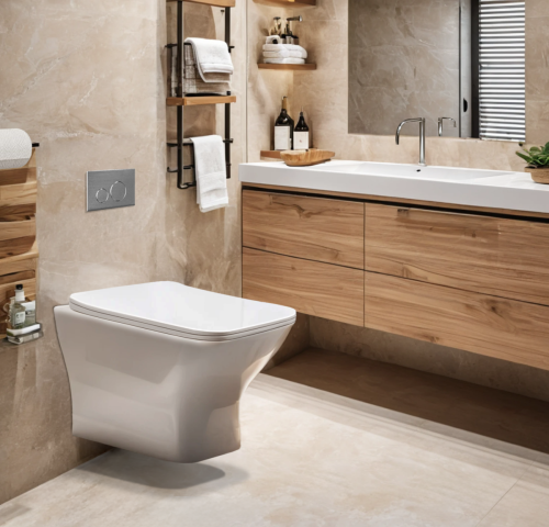 Унитаз подвесной Cerutti SPA CT10482 белый с сиденьем микролифт безободковый каскадный смыв