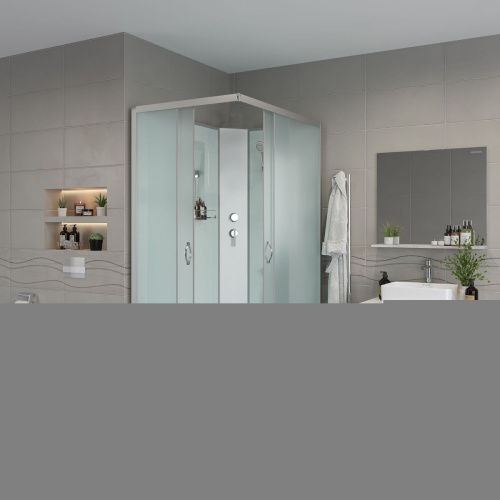 Душевая кабина Niagara Classic 432853QBK 120х80 прямоугольная без крыши ориентация универсальная - фото 3