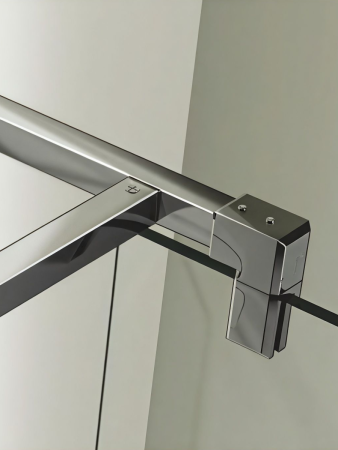 Душевая перегородка WeltWasser WW400 10000002940 110х185 стекло прозрачное профиль хром