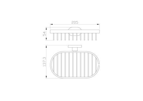 Мыльница с держателем Wonzon & Woghand First WW-8424-LG - фото 2