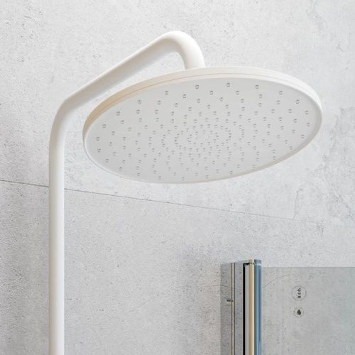 Душевая стойка Iddis Shelfy SHEWTBTi06 настенная цвет белый - фото 5