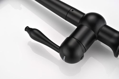 Смеситель для кухни Paulmark RETRO Re213226-AN на мойку черный - фото 4