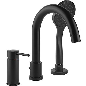 Смеситель Gessi Emporio Via tortona 18637#299 на борт ванны черный