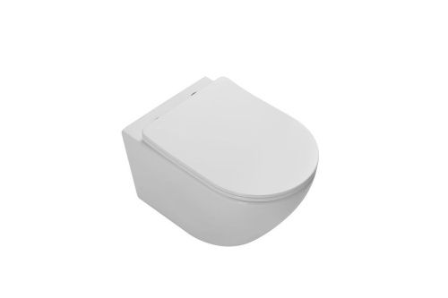 Унитаз подвесной Vincea Globo VT1-14T белый с сиденьем микролифт безободковый смыв торнадо - фото 3