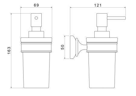 Дозатор Aquatek КЛАССИК AQ4505CR