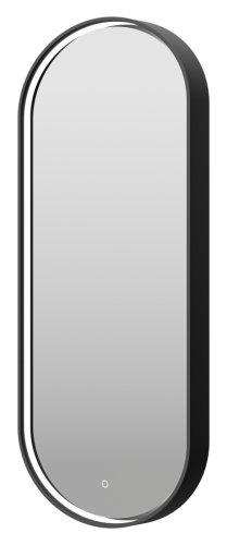 Зеркало с подсветкой Brevita Saturn SAT-Dro1-050-black 50х120 подвесное - фото 4