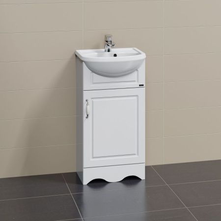 Тумба под раковину СанТа Верона 700189 40х30 напольная цвет белый