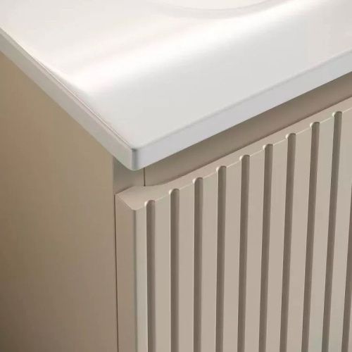 Тумба под раковину Sancos SNOB T SNT100LCE 100х40 подвесная цвет бежевый - фото 5