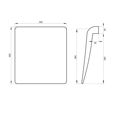 Подголовник-спинка Wellsee Useful Extras 261910000