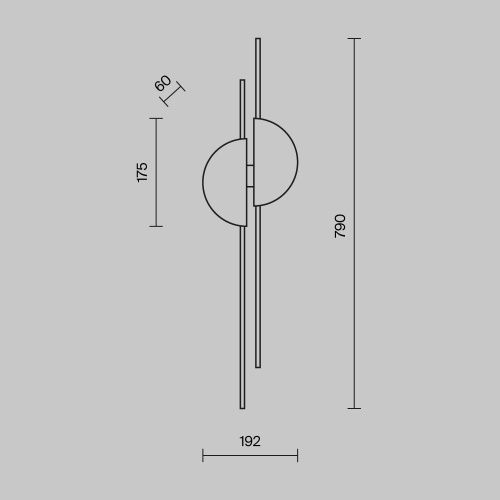 Бра Maytoni Skyline MOD179WL-L22BS4K1 - фото 3