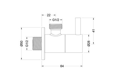 Переходник угловой Aquatek AQ2452MB
