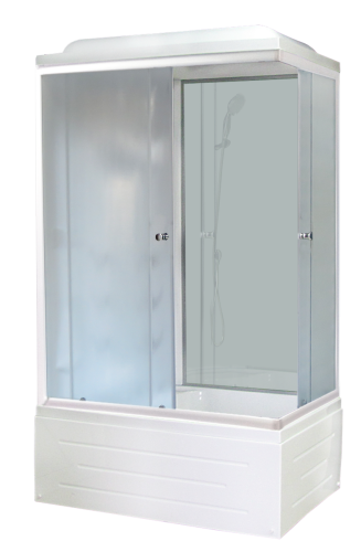 Душевая кабина Royal Bath ВР RB8100BP6-WC-L 100х80 прямоугольная с крышей ориентация левая