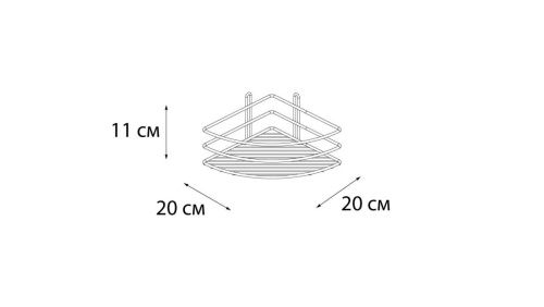 Полка в ванную комнату Fixsen FX-710W-1 - фото 3