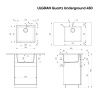 Кухонная мойка Ulgran Quartz Under 450-03 50х45 цвет бежевый