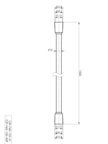 Душевой шланг Cezares CZR CZR-FMD-150-01 хром - фото 2