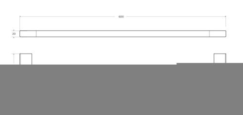 Полотенцедержатель Cezares SLIDER SLIDER-TH-60-NOP - фото 2