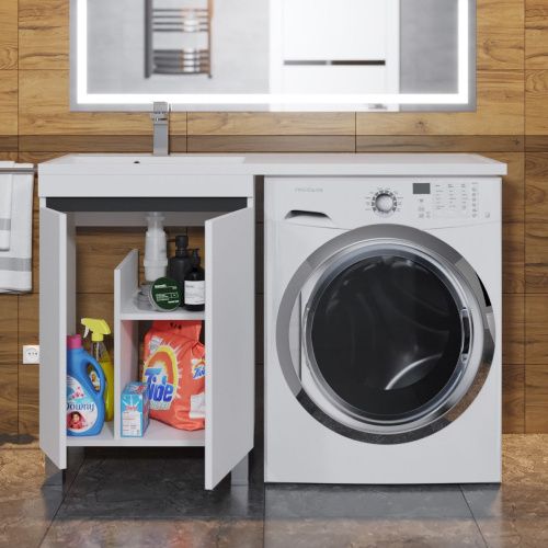 Тумба с раковиной Uperwood Magenta 51930205157 120х50 цвет белый - фото 4