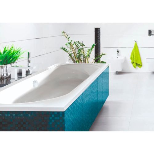 Ванна акриловая Aquanika Line A1016075028 180х80 пристенная прямоугольная - фото 2