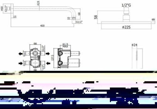 Душевая система Paffoni Light KITLIG018BO встраиваемая в стену - фото 5