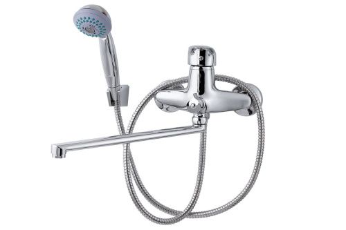 Cмеситель для ванны и душа TSARSBERG TSB-950-1177 настенный хром - фото 2