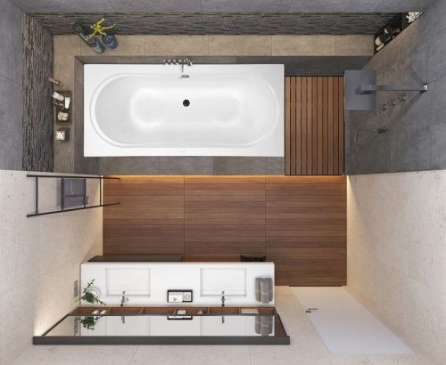 Ванна акриловая Vagnerplast Briana VPBA170BRI2X-04 170х75 пристенная прямоугольная без каркаса - фото 4