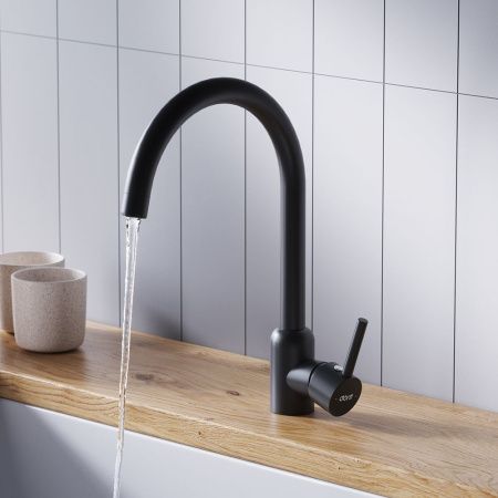 Смеситель для кухни Dorff Logic D3007022 на мойку черный