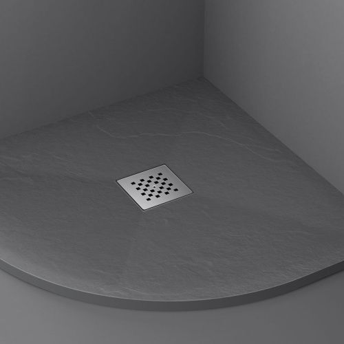 Душевой поддон из искусственного камня Vincea H25 VST-4SQ9090A 90х90 черный - фото 3