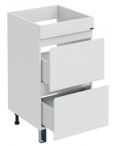 Тумба под раковину СанТа Марс 700313 50х50 напольная цвет белый - фото 3