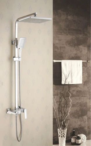 Душевая стойка Rose R1636F настенная цвет белый - фото 4