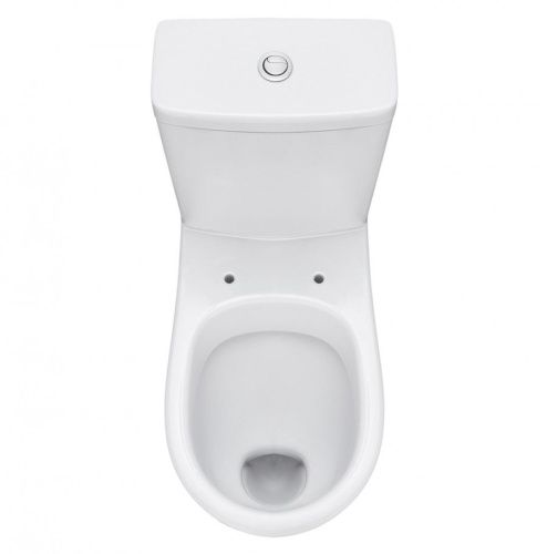 Унитаз-компакт напольный с бачком Santek Уно 1WH501613 белый с сиденьем микролифт каскадный смыв - фото 4