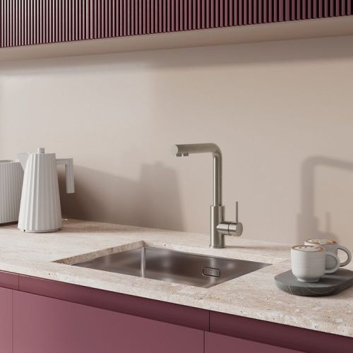 Смеситель для кухни IDDIS Rule RULSTLFi05 на мойку сталь - фото 2