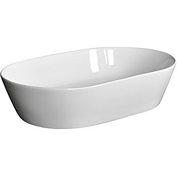 Раковина из сантехнического фаянса Azzurra Lavabi arredo ZELA06240000BI 60х40 накладная цвет белый