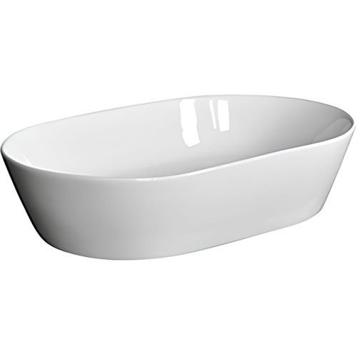 Раковина из сантехнического фаянса Azzurra Lavabi arredo ZELA06240000BI 60х40 накладная цвет белый