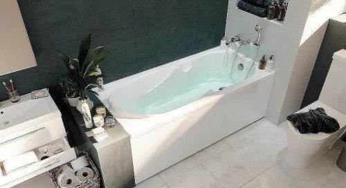 Ванна акриловая 1MarKa DIPSA 12017894 170х75 пристенная прямоугольная без каркаса - фото 3