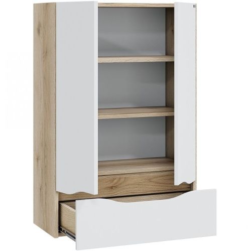 Шкаф СанТа Сатурн 700374 60х90 подвесной цвет белый/бежевый - фото 2