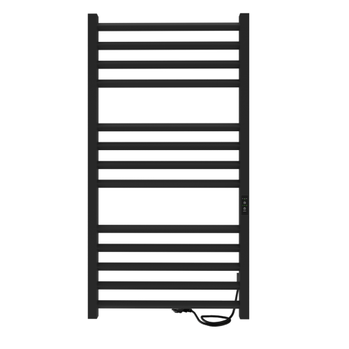 Полотенцесушитель электрический Indigo Attic Romb LСLATCRE100-50BRRt 55х100 черный - фото 3