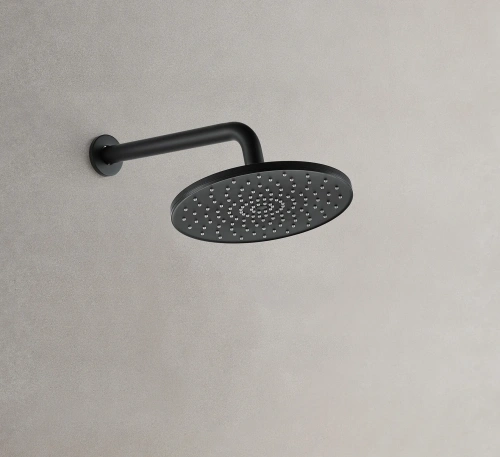 Душевая система Arrow AG3732MB-1 встраиваемая в стену цвет черный с термостатом - фото 2