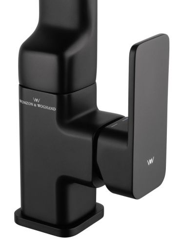 Смеситель для кухни Wonzon & Woghand Arnie WW-692102-MB на мойку черный - фото 4