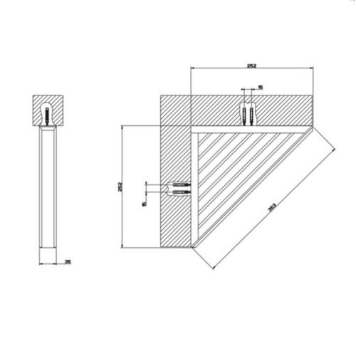 Полка в ванную комнату Gessi Eleganza 46461#080 - фото 2