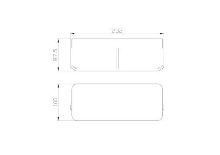 Бумагодержатель Wonzon & Woghand LOTTE WW-8356-BGM