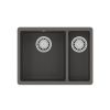 Кухонная мойка LeMark Sinara 550.2-u 9910083 55х40 цвет серый поверхность матовая