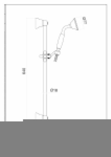 Душевой гарнитур Fiore  30O394O5 настенный золото - фото 2