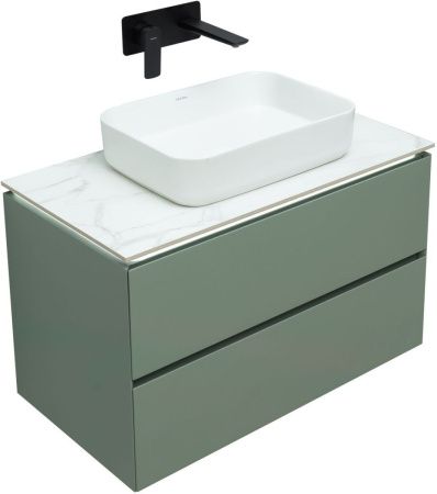 Тумба под раковину Allen Brau Infinity 1.21001.CGM 80х50 подвесная цвет зеленый