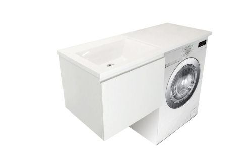 Тумба с раковиной Эстет Dallas Luxe ФР-00009675 40х50 подвесная цвет белый - фото 2